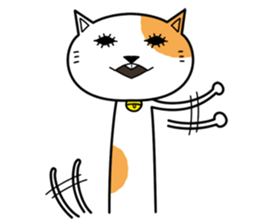Feeling of a Matsuge Neko sticker #11623936
