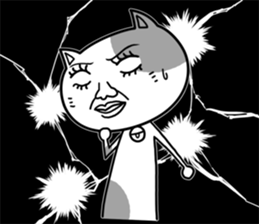 Feeling of a Matsuge Neko sticker #11623945