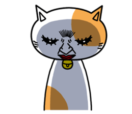 Feeling of a Matsuge Neko sticker #11623956