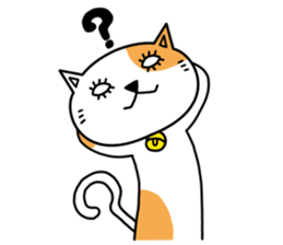 Feeling of a Matsuge Neko sticker #11623959