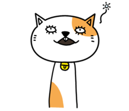 Feeling of a Matsuge Neko sticker #11623962