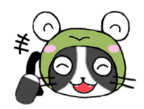 Frog cat 2 sticker #11624255