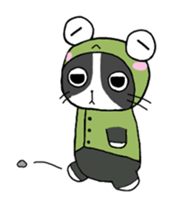 Frog cat 2 sticker #11624264