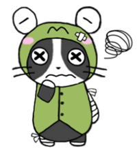 Frog cat 2 sticker #11624265