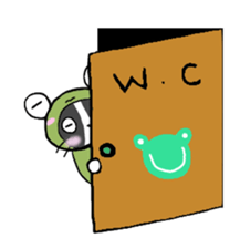 Frog cat 2 sticker #11624267