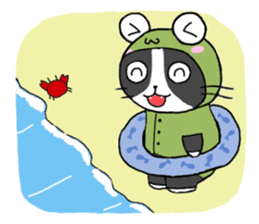 Frog cat 2 sticker #11624282