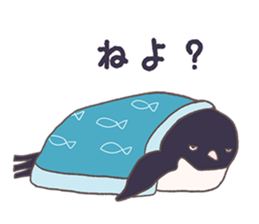 Tightly adelie penguin sticker #11624378