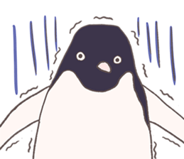 Tightly adelie penguin sticker #11624382