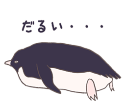 Tightly adelie penguin sticker #11624390