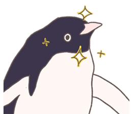 Tightly adelie penguin sticker #11624393