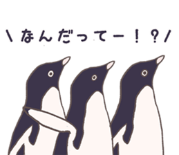 Tightly adelie penguin sticker #11624397