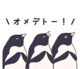 Tightly adelie penguin sticker #11624403