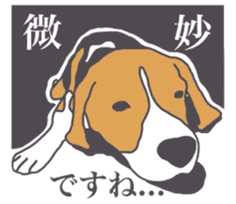I love my beagle! 4 sticker #11624516