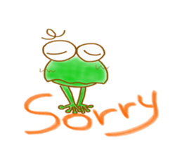 Franky little frogy sticker #11625449
