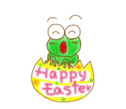Franky little frogy sticker #11625456