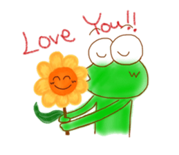 Franky little frogy sticker #11625466