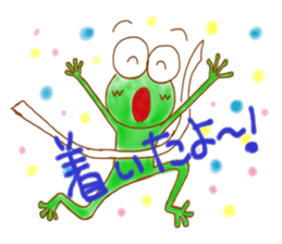 Franky little frogy sticker #11625474