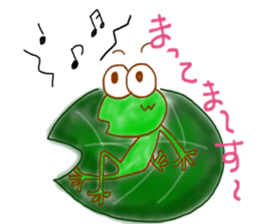 Franky little frogy sticker #11625475