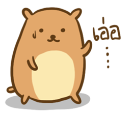 Orange & Grey : Hey Buddy, Take it easy sticker #11625581