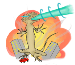 Japalura swinhonis days sticker #11625651