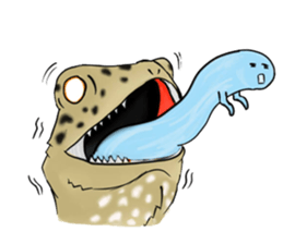 Japalura swinhonis days sticker #11625656