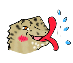 Japalura swinhonis days sticker #11625665