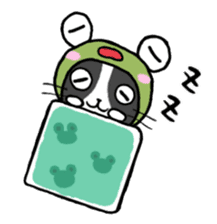 Frog cat1 sticker #11626303