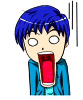 Blue-haired Sutris sticker #11626341