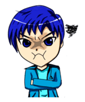 Blue-haired Sutris sticker #11626354