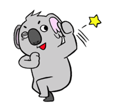 a friendly koala sticker #11626478