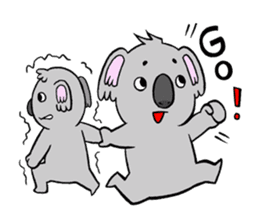 a friendly koala sticker #11626479