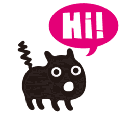 Talk with Black Cat sticker #11627568