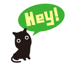 Talk with Black Cat sticker #11627570