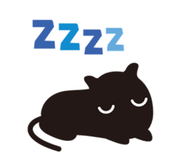 Talk with Black Cat sticker #11627578