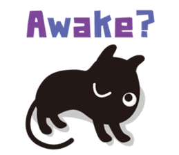 Talk with Black Cat sticker #11627579