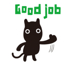 Talk with Black Cat sticker #11627580
