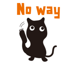 Talk with Black Cat sticker #11627583