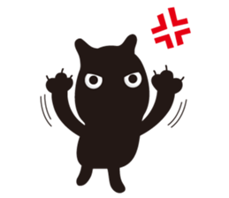 Talk with Black Cat sticker #11627590