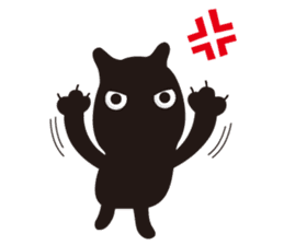 Talk with Black Cat sticker #11627590