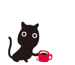 Talk with Black Cat sticker #11627592
