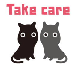 Talk with Black Cat sticker #11627604