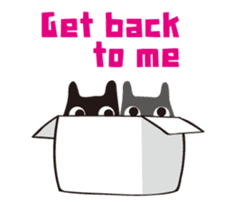 Talk with Black Cat sticker #11627607