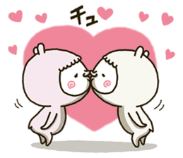 fool couple alpaca 3 sticker #11628057