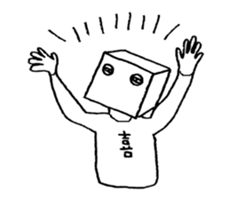 HUMAN OF BOX sticker #11628544