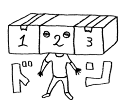 HUMAN OF BOX sticker #11628565