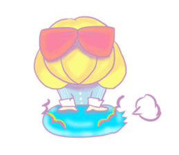 Rock girl which is rich in variety sticker #11628872