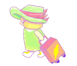 Rock girl which is rich in variety sticker #11628880