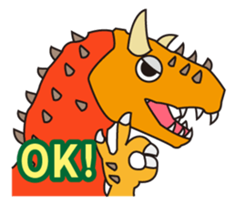 Pretty Eyes Dinosaurs (English) sticker #11630011