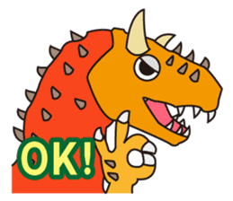 Pretty Eyes Dinosaurs (English) sticker #11630011