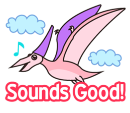 Pretty Eyes Dinosaurs (English) sticker #11630014